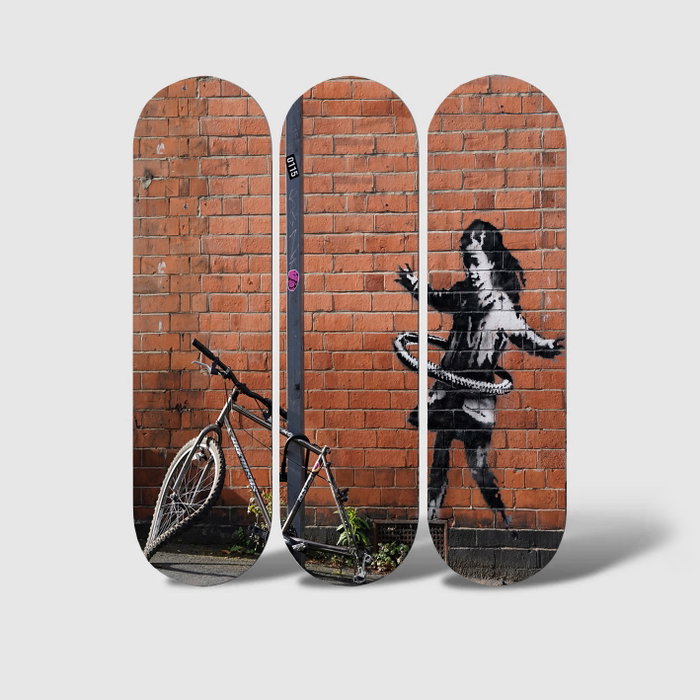 Wallity Cuadro Decorativo de MDF Multicolor (3 Piezas)